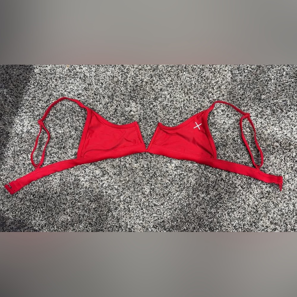 Boutine LA Red Bikini Top